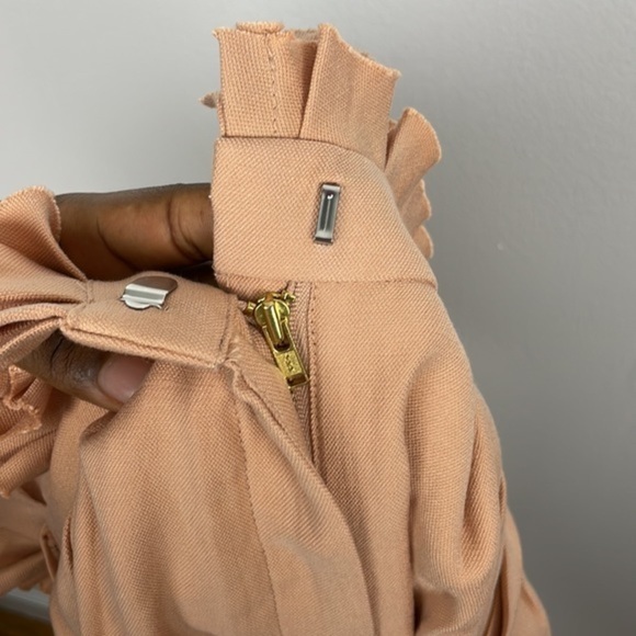 NWT ASTR Linen Blend Paperbag pleated Shorts - Picture 6 of 9